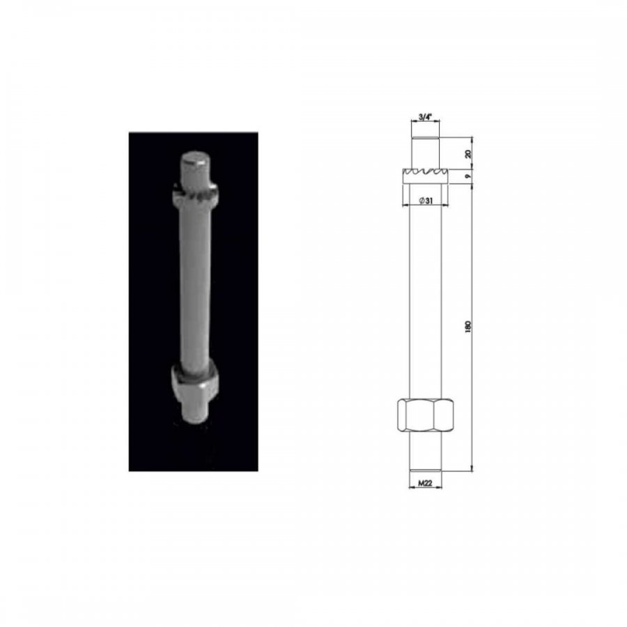 VKS35 İZOLATÖR DEMİRİ BETON YAN